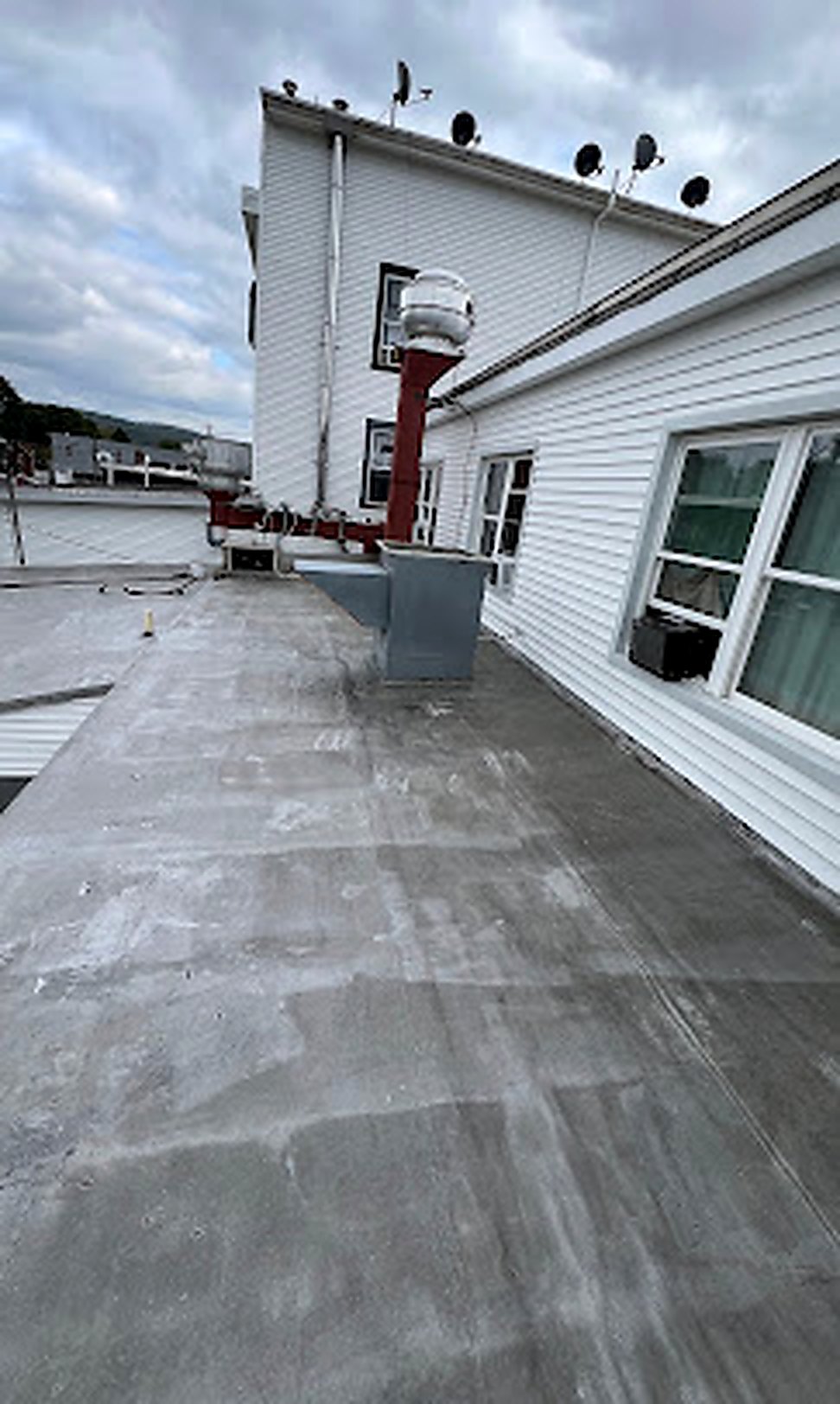 Architectural shingles installed