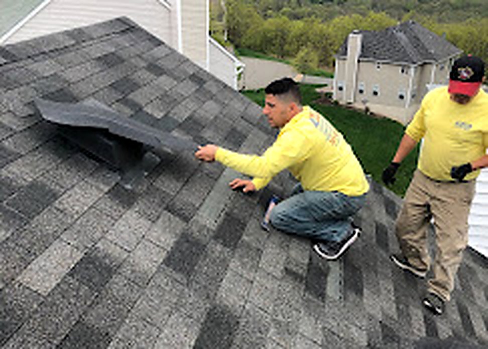 Recent roof repair